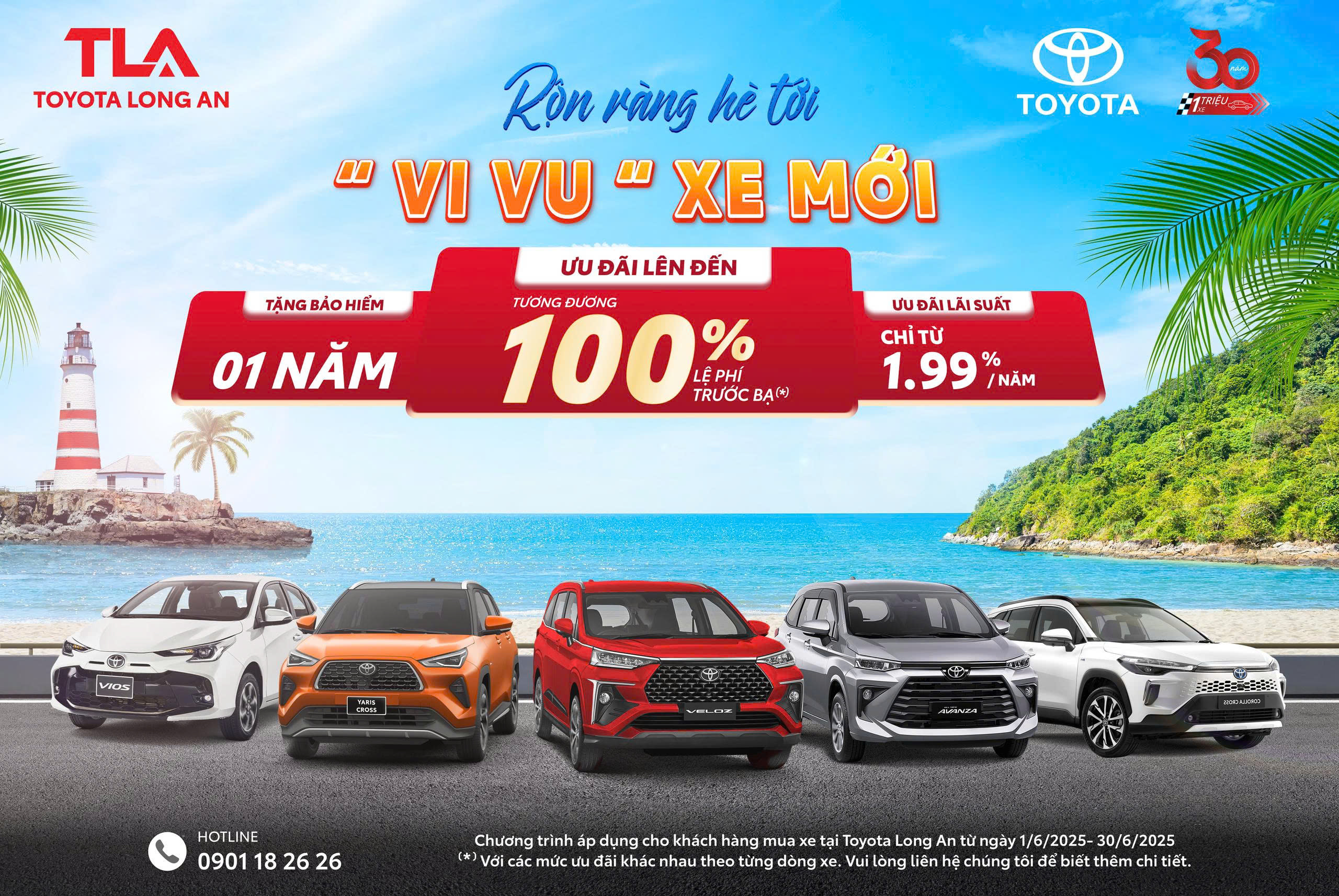 Chương trình khuyến mãi xe mới tháng 06.2025