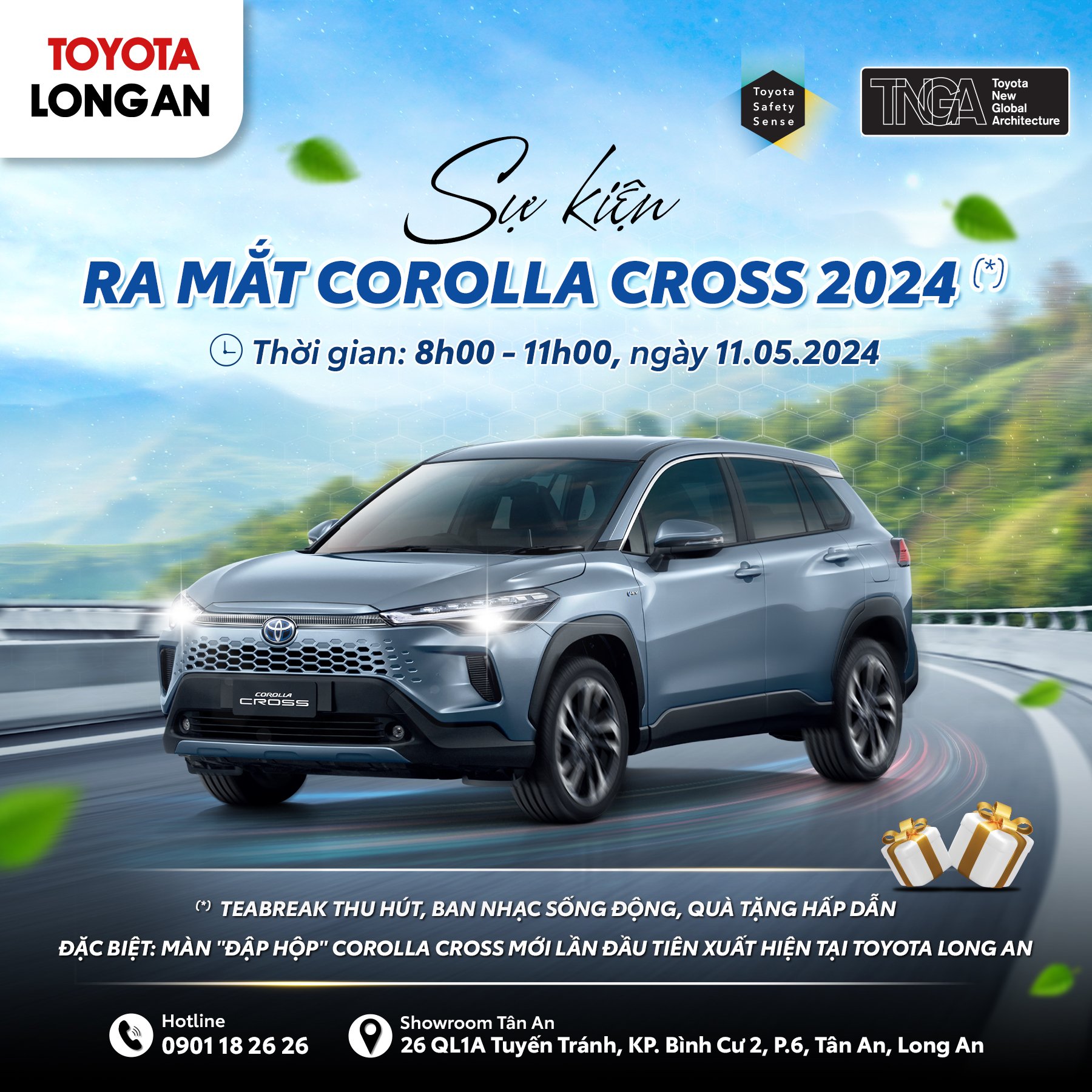 Sự kiện ra mắt Toyota Corolla Cross 2024 mới tại Toyota Long An