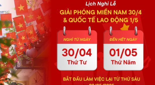 Toyota Long An thông báo lịch nghỉ Lễ Giải phóng Miền Nam và Quốc tế Lao Động 2025